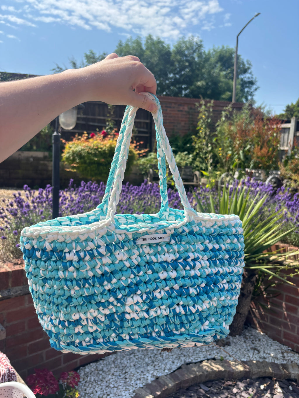 Above the clouds beach bag