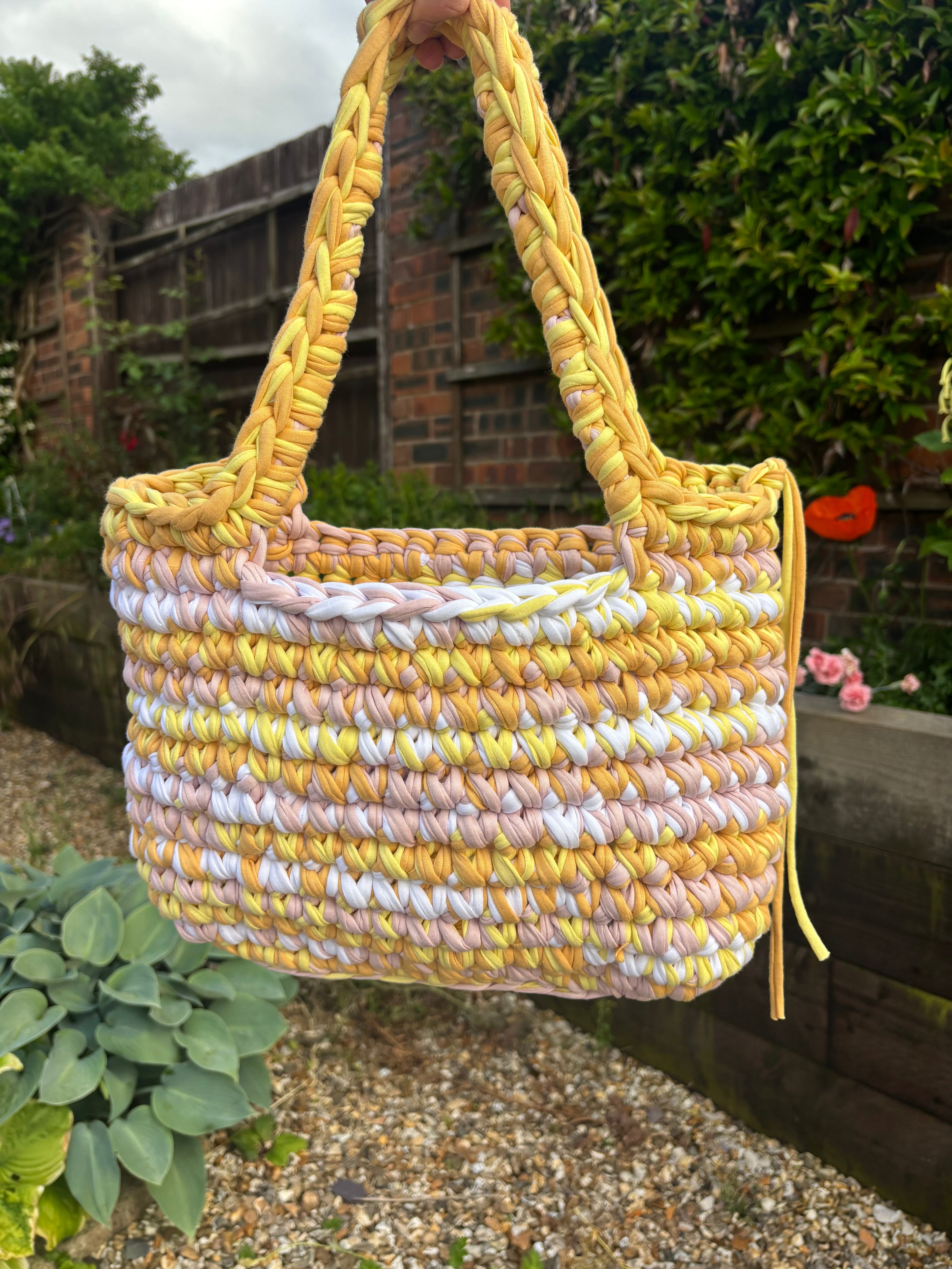 Pastel sunrise tote bag