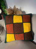 Granny square cushion cover