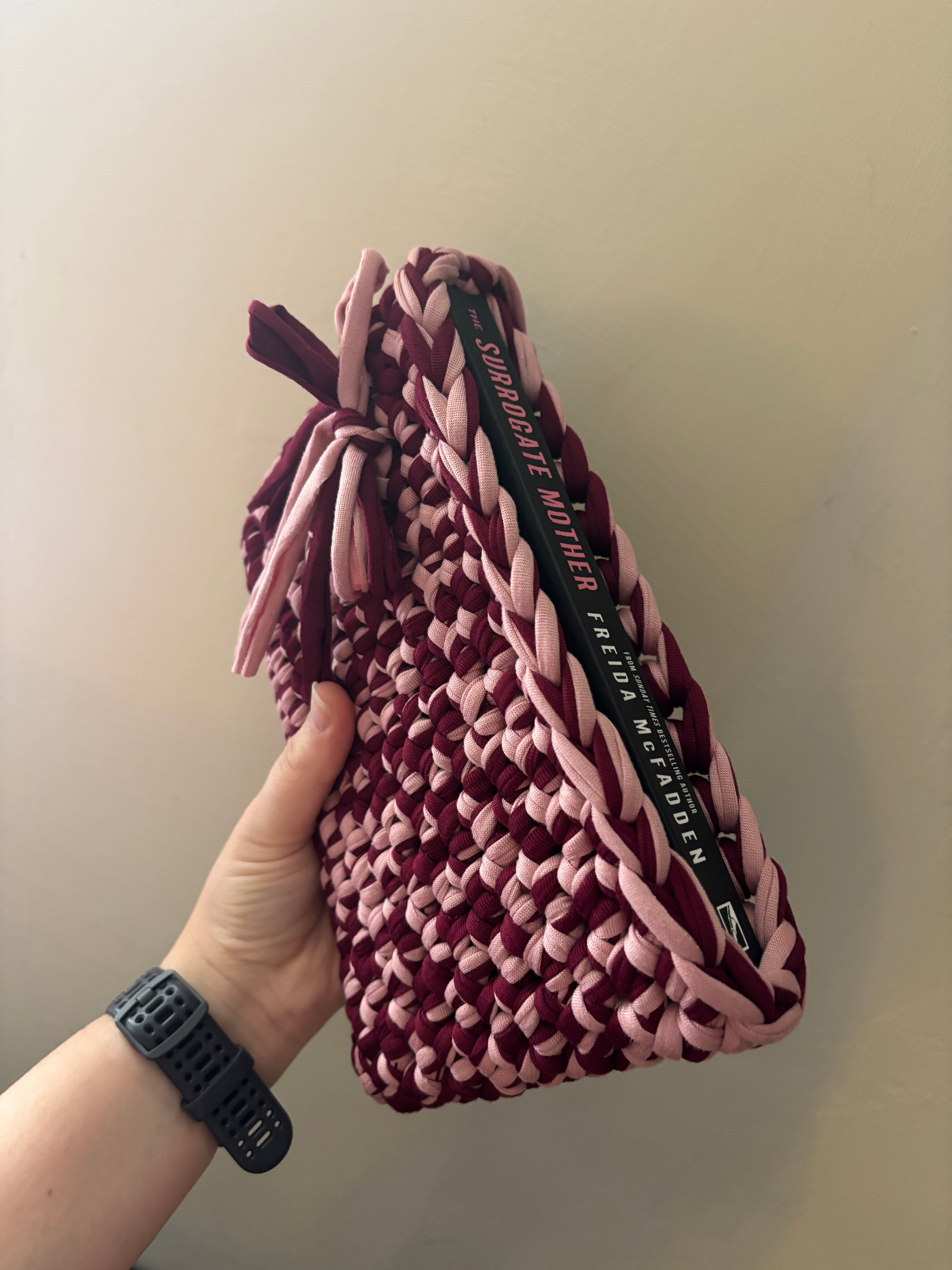 Pink toned kindle or book sleeve