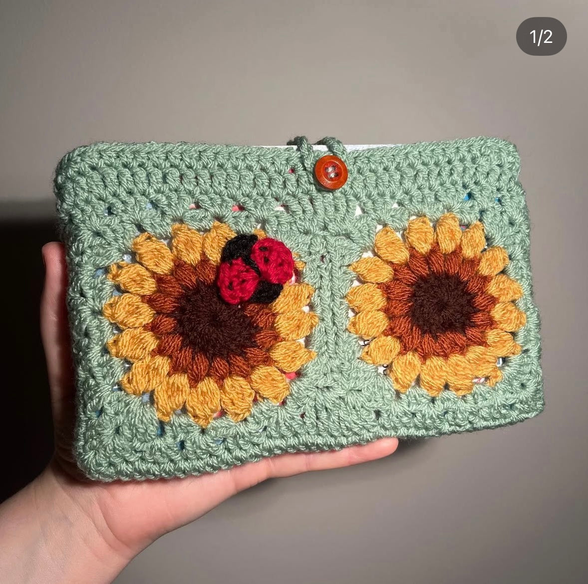 Sunflower book or kindle sleeve